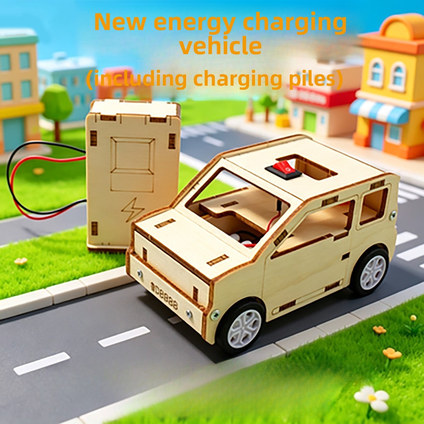 Renewable Energy Resources - 子供向けDIY科学教育、手動科学実験、新エネルギー充電車両、子供向けギフト