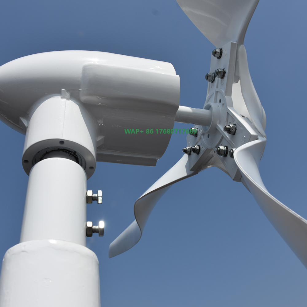 Wind Turbine Generator - 家庭用フリーエネルギープロフェッショナルカスタム3000W 5000W 48V水平軸風力タービン発電システム