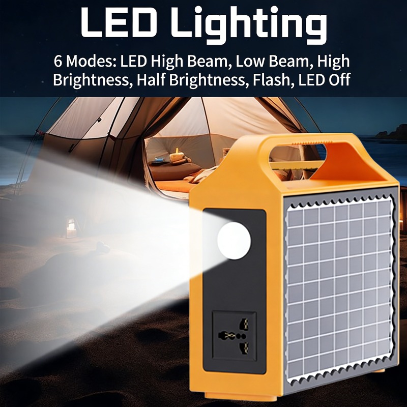 150Wポータブルソーラー発電ステーション、LEDライトとソ - Renewable Energy Systems のレビューと価格