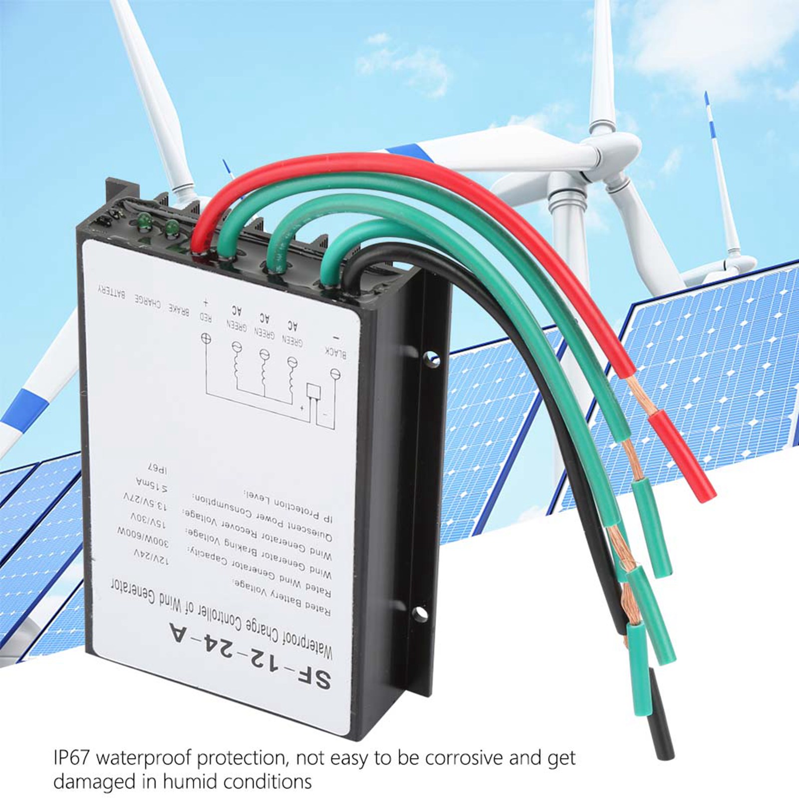 風力タービン充電コントローラー 300W/600W 防水風力 - Wind Turbine Generator のレビューと価格