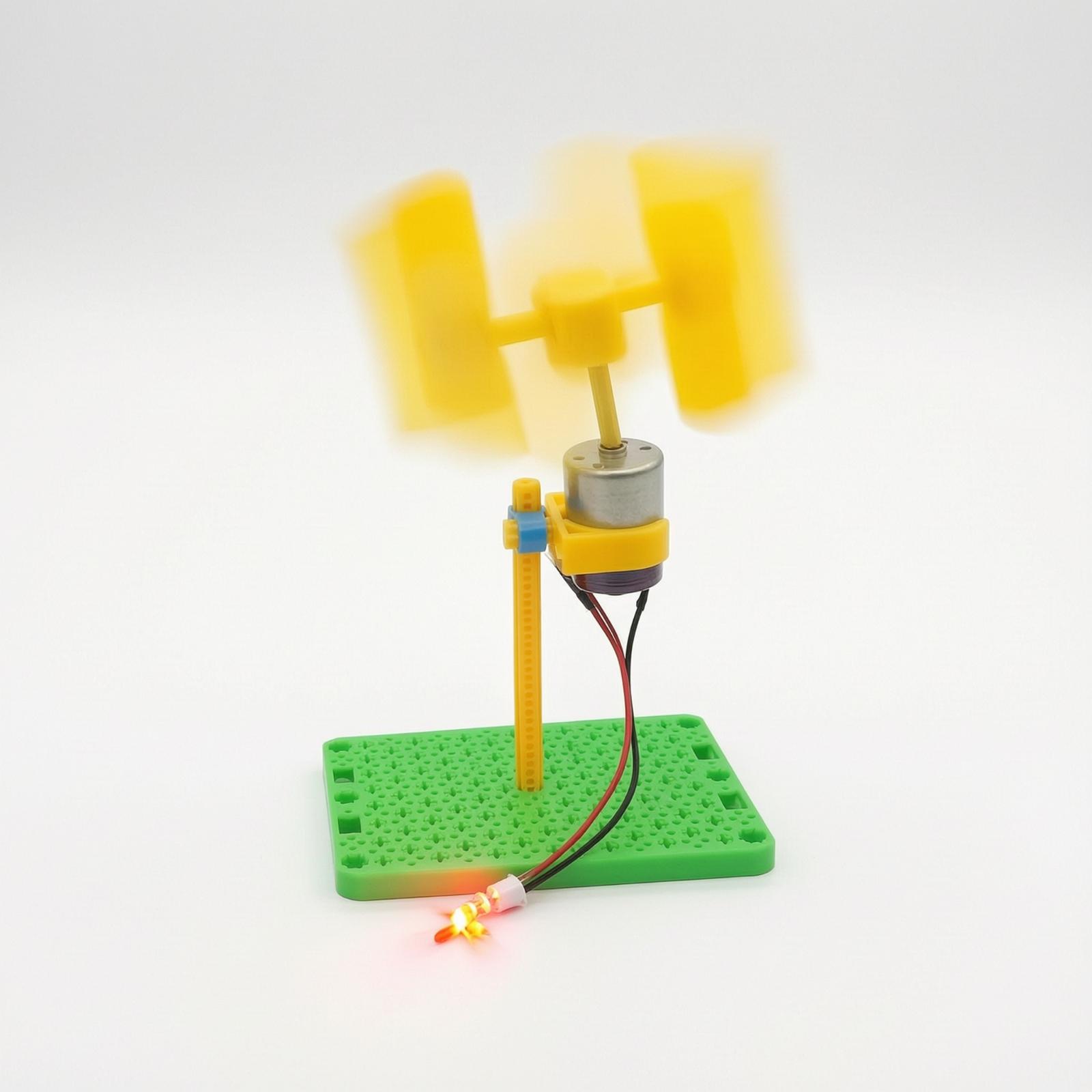 垂直軸風力発電機キット 小型DIY教育用パワータービンプロジ - Wind Turbine Generator のレビューと価格